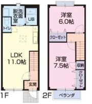 ブランシェ万木の間取り画像