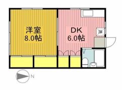 コーポDSの間取り画像