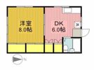 コーポDSの間取り画像