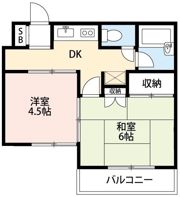 ヴィラ八幡の間取り画像