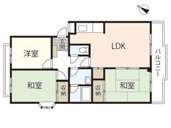 古江第二グランドハイツの間取り画像