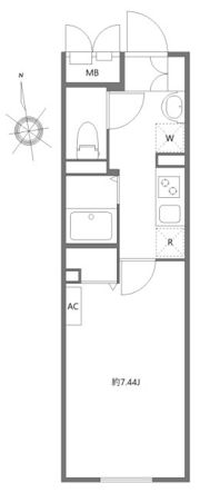 エルファーロ三軒茶屋Ⅱの間取り画像