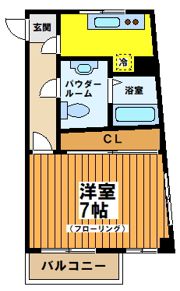 カーサコジマの間取り画像