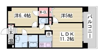 サニープレイス西芦屋2号館の間取り画像