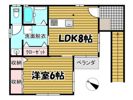 中村貸家の間取り画像