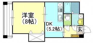 ピュール・セレネ表町の間取り画像