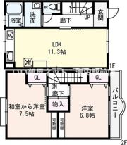 テラスハウス井上の間取り画像