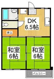 コスモハイツの間取り画像