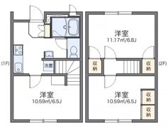 レオパレスジュネス 楓の間取り画像