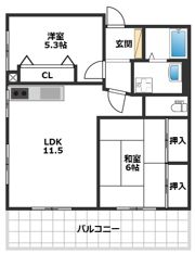 センターヒル岡本の間取り画像