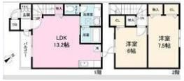 バレンタインBの間取り画像