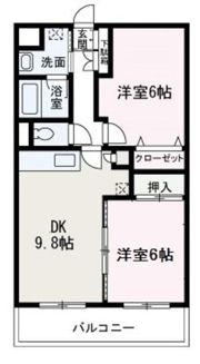 ベルシャレーの間取り画像