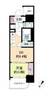 セレニテ神戸ミラクの間取り画像