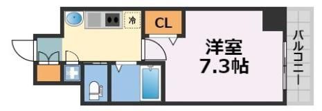 スワンズシティ難波南の間取り画像