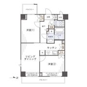 ルーブル東十条弐番館の間取り画像