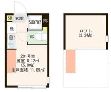 マルバ上板橋の間取り画像