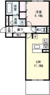 ラ ルーチェ一里山の間取り画像
