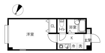 リジョイス若松の間取り画像