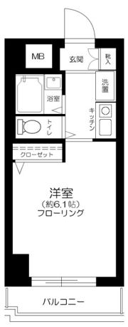 ベルエール代田の間取り画像