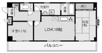 パークハイツアイリス3号館の間取り画像