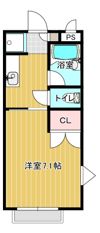 アーシャーハウス Cの間取り画像