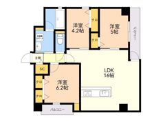 MODERN PALAZZO 中洲川端 PRECIOUS courtの間取り画像