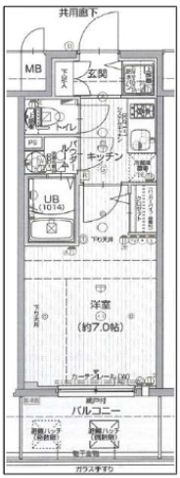 エスリード梅田グレイスの間取り画像