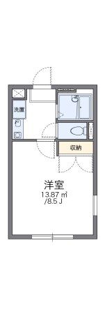 レオパレスMITAの間取り画像
