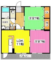 コートプレイス龍田Ⅱの間取り画像