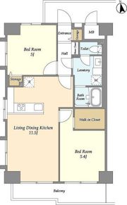 ロイヤルキャステージ恋ヶ窪の間取り画像