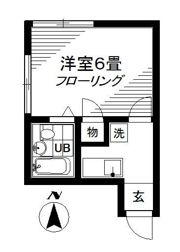 マリオンB棟の間取り画像