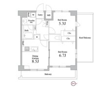 グランパーク町屋の間取り画像