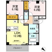 シティハイツ桜の間取り画像