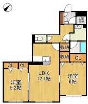 ロイヤルパーク本城の間取り画像