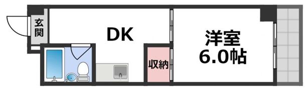 メゾンドールコトブキⅠの間取り画像
