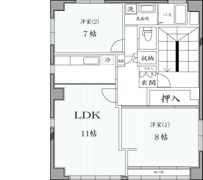 九段下コートの間取り画像