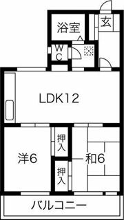 二葉レヂデンスの間取り画像
