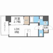 セレニテ天満橋アリアの間取り画像