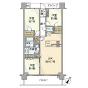 プラウド枚方岡南町の間取り画像