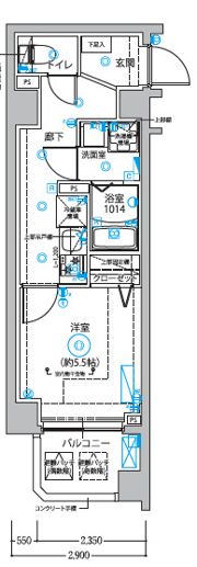 DIPS西新井の間取り画像