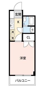 グランデュールアサノの間取り画像