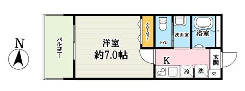 サンフレッシュ吉川の間取り画像