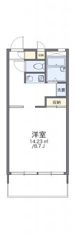 レオパレスフォレストヒルズの間取り画像