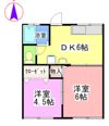 山田コーポ(2DK)・S棟の間取り画像
