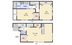 南輝1丁目戸建の間取り画像