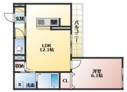 Palais Poire（パレ・ポワール）A棟の間取り画像