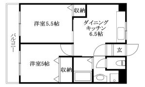 ハイム高砂の間取り画像