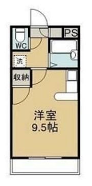 メモリアルハイツの間取り画像