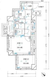 ヴェルト横濱石川町の間取り画像
