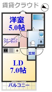AJ蘇我の間取り画像